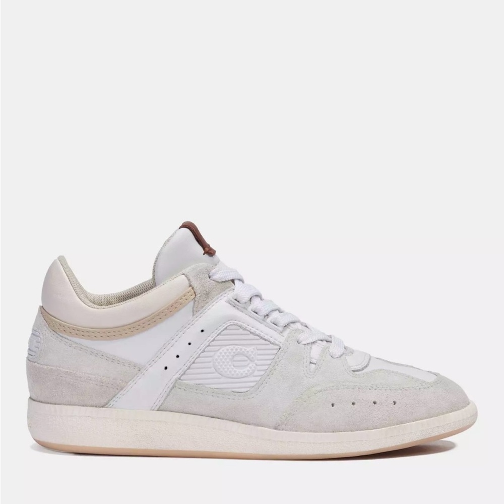 Coach white sneakers 7.5